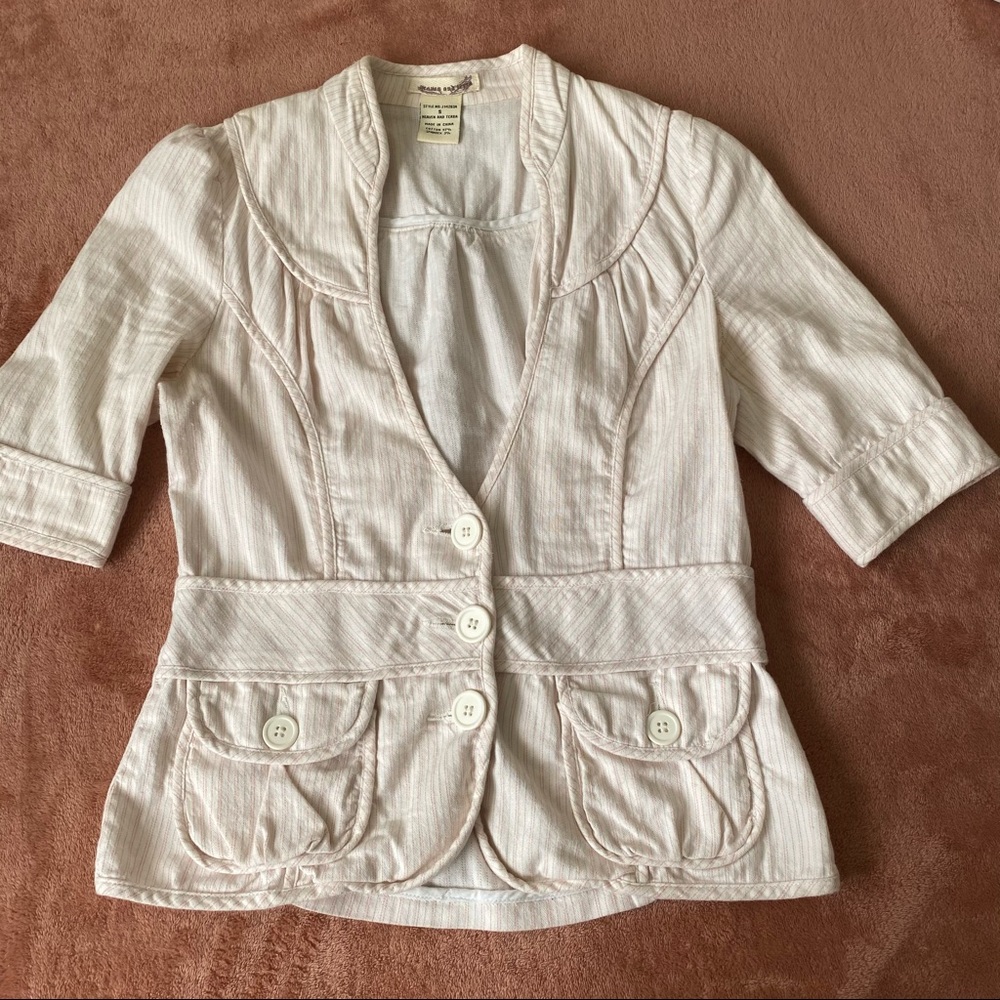 📦 Heaven and terra white pink jacket
